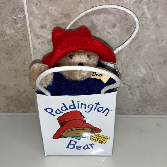 Vintage 1987 Paddington Bear In “Please look after this Bear“ Bag Fully Jointed - Picture 1 of 10
